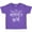 Purple, variant on Inktastic Auntie Girl for Niece Girls Toddler T-Shirt