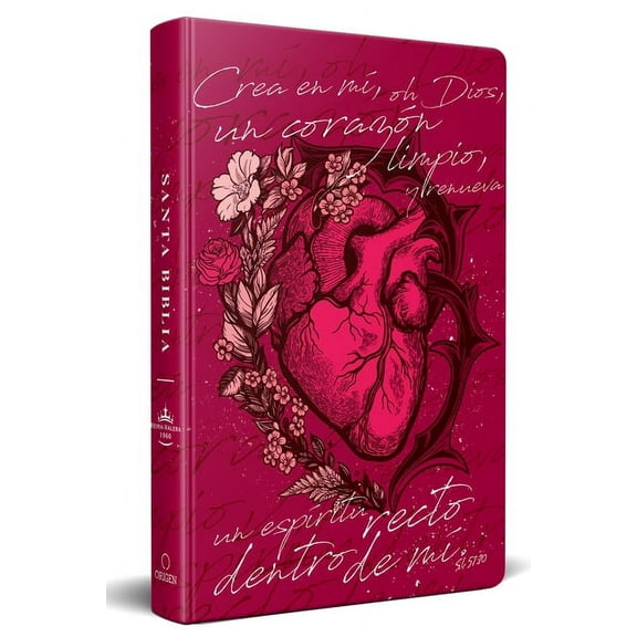 Biblia Reina Valera 1960 Letra Grande Corazon Rosada by Origen