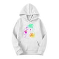 thumbnail image 2 of Halloween Hoodies Womens Fall Winter Hooded Jacket Loose Casual Fleece Sweatshirts Funny Halloween Ghost Graphic Printed Long Sleeve Sweaters Pullover with Pocket, 2 of 4