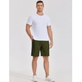 thumbnail image 3 of COOFANDY Mens Casual Shorts Classic Fit Chino Dress Shorts Lighweight Stretch Flat Front Golf Shorts with Pockets, 3 of 6