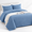 Bluish Grey-Full/Queen(90"x 96"), variant on Quilt Bedding Set Cream Soft Lightweight Bedspread With Leaf Pattern Ultrasonicfiber Bed Coverlet For All Season (1 1 Sham)