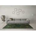 thumbnail image 3 of Ahgly Company Indoor Rectangle Persian Turquoise Blue Traditional Area Rugs, 5' x 7', 3 of 4