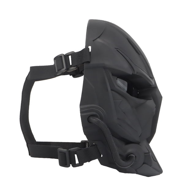 Greeniant Máscaras de de Paintball, cubierta facial, protección para la cabeza, protección de seguridad, reducción de impacto, disfraz de pieza Negro Greeniant OD022440-02B