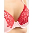 thumbnail image 3 of Joyspun Women's Satin Push Up Bra with Lace, Sizes 36B-40D, 3 of 5