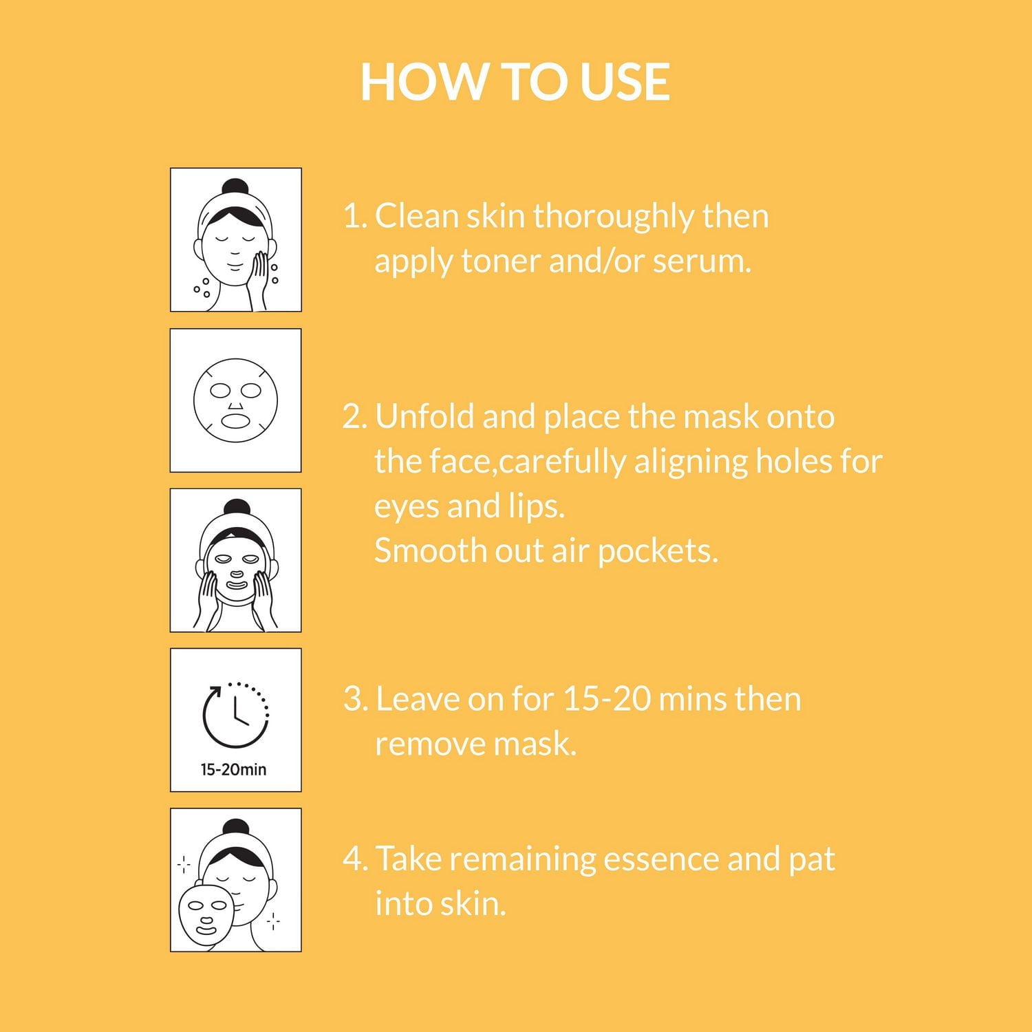 Food Story Pineapple Mask, Volume : Net 0.88 OZ. / 25 g