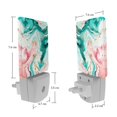 thumbnail image 7 of HemaKayy 2 Pack Plug-in LED Night Light with Light Sensor, Warm White, Dusk to Dawn Sensor Flat Nightlight for Bathroom, Hallway, Bedroom, Living Room - Unique Marble Texture, 7 of 7