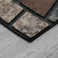 thumbnail image 2 of Mainstays Mosaic Mythos Stone Slice Doorscapes Polyester Doormat, 23" x 35", 2 of 3
