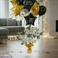 thumbnail image 2 of PMU New Year's Eve Party Supplies "Happy New Year" 1 Pc New Year Gold 15 Inch Balloon Weight Centerpiece Decoration, 2 of 7