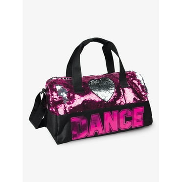 Flip Sequin Heart Dance Duffel Bag