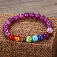 thumbnail image 5 of Kripyery Prayer Bracelet Colors Stitching Artificial Stone Women Men Chakra Bracelets Healing Wrist Chain for Everyday Wear, 5 of 8