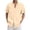 A-Light Yellow56, variant on XIAONU Mens Short Sleeve Button Down Shirt Solid Casual Lightweight Business Daily Wear Tops