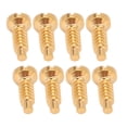 thumbnail image 3 of 8 Uds Tornillo Cubierta Trasera Reloj Brillar Acero Inoxidable Dorado, 3 of 10