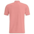 thumbnail image 3 of Tshirts Shirts for Men Short Sleeve Button Up Collared Summer Golf Sports Dressy Polo Shirts Moisture Wicking Casual Breathable Deer Printed Mens Shirts Light Pink XL, 3 of 4