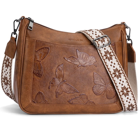 APHISON Trendy Crossbody Bags for Women Small Shoulder Handbags, Ladies Classic Messenger Bag Crossbody Purse with With Adjustable Shoulder Strap