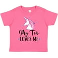 thumbnail image 3 of Inktastic My Tia Loves Me Unicorn Girls Toddler T-Shirt, 3 of 5
