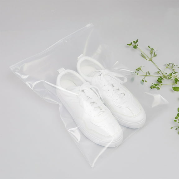 GOOHOCHY 12Pcs Shoe Travel Bag Transparent Plastic Moisture Free Storage for Friends and Family