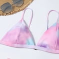 thumbnail image 4 of Gibobby Conjunto de Bikini Estilo de mujer Tie-Dye Cintura Malla Dividida piezas Falda estampada alta Bikini Trajes de baño Tankinis Conjunto Trajes de b(Multicolor,CH), 4 of 5