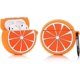 thumbnail image 1 of Funda de silicona para Airpods, divertida y bonita, compatible con Apple Airpods 1 y 2 [Serie Frutas y Verduras] [El mejor regalo para niñas o parejas] (Limón), 1 of 5