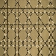 thumbnail image 1 of Ahgly Company Machine Washable Indoor Square Transitional Red Brown Area Rugs, 5' Square, 1 of 7