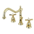 thumbnail image 1 of Kingston Brass KS1992BEX Robinet de Lavabo à Large Diffusion avec Laiton Pop-Up, Laiton Poli, 1 of 1