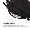 thumbnail image 3 of WEUVEB Estuche Colgante Negro De Poliéster Para Bolsa Exterior Ideal Para Correr Y, 3 of 6