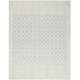 thumbnail image 2 of Safavieh Abstract Dusko Trellis Wool Area Rug, Blue/Ivory, 9' x 12', 2 of 11