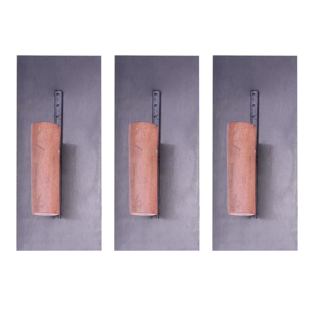 3 Pcs Steel Trowel Concrete Finishing Tile Level Tool Plastering Slab for House Decoration Construction