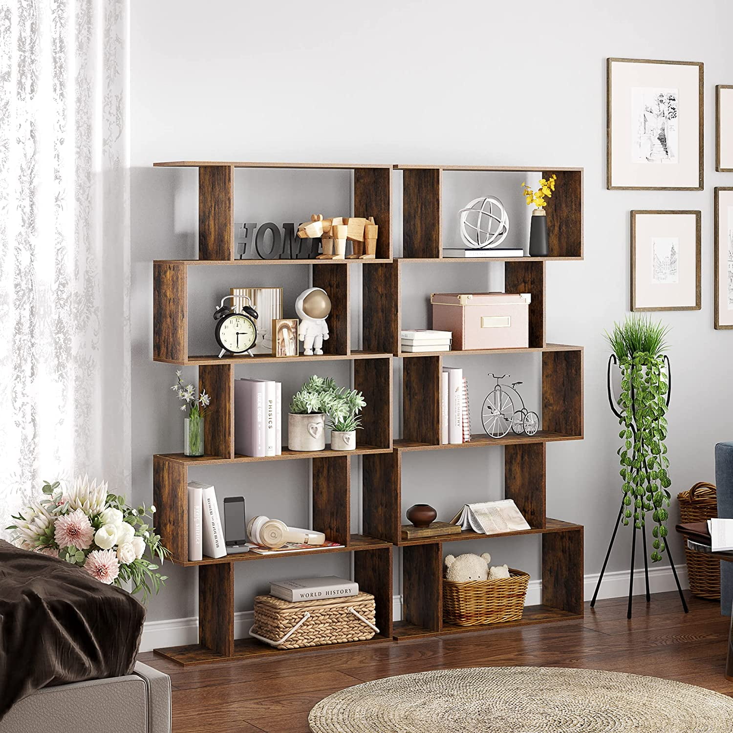 Callum Wall System 3-Drawer, Storage Bookshelf