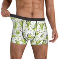 thumbnail image 3 of Men's Boxer Briefs, Funny Frogs dancing camera cute Soft Comfy Mens Underwear Boxer Briefs Breathable With Widen Waist, 3 of 7