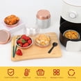 thumbnail image 2 of 8oz Mini Cake Pans with Lids 50 Pack, 4” Disposable Small Pie Pans Aluminum Foil Baking Tins Ramekins,Small Baking Pans Muffin Containers Holders for Wedding Party-Champagne, 2 of 8