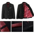 thumbnail image 4 of Boys Suits Set Slim Fit Kids Toddler Tux Suit for Teen Boy Wedding Outfit Communion Dress Clothes with Jacket Vest Pants Tie, 4 of 12