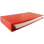 11x17 Binder Acrylic Panel Featuring a 2" EZ Comfort Locking Angle-D Red