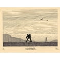 thumbnail image 2 of Karl Wiener 18x15 Black Ornate Wood Framed Double Matted Museum Art Print Titled - Hikers and Two Birds in the Sky (Around 1920), 2 of 5