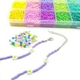 thumbnail image 3 of 24 Slot Macaron Color Matching Baking Paint Beads Set Glass Beads Box Beads for DIY, 3 of 8