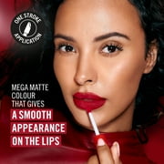 RIMMEL Lasting Mega Matte Liquid Lipstick, 840 Pitch Black, 0.25 fl oz
