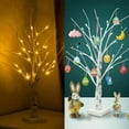 thumbnail image 5 of 60cm Easter White Birch Tree LED Light Twig Tree for Hanging Eggs Decorations, 5 of 5