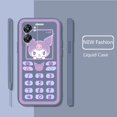 thumbnail image 1 of Sanrio-funda Cinnamoroll Kurome para OPPO Find X5 X3 X2 Lite Pro Neo A94 A74 A72 A53 A9 A5 2020 4G 5G, carcasa con cuerda líquida, Core Fivean unisex, 1 of 2