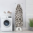 thumbnail image 3 of Kuiaobaty Ironing Board Cover with Elastic & Adjustable Hook and Loop Fastener, Polyester Spandex Fabric Iron Board Cover Standard Size, Leopard Print Grey, 3 of 5
