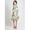 thumbnail image 3 of Vestido camisero con estampado floral Roman Fashion /Juvenil, 2659 (Verde flores) verde M, 3 of 5