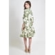 thumbnail image 3 of Vestido camisero con estampado floral Roman Fashion /Juvenil, 2659 (Verde flores) verde CH, 3 of 5