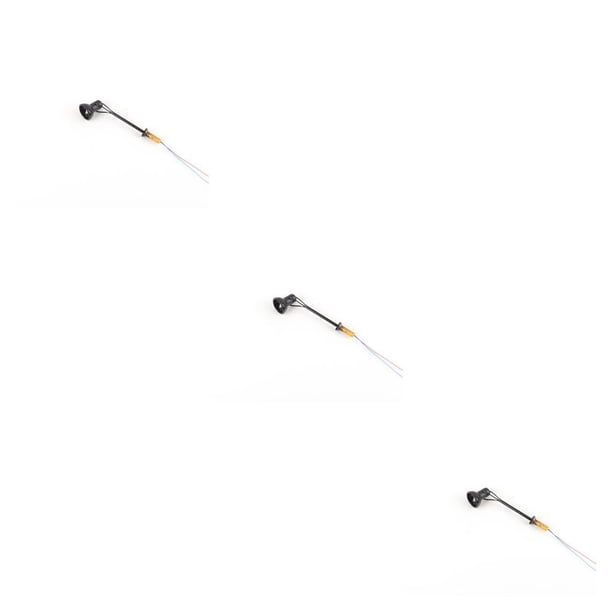 Matsuzay Modelo de lámpara de ferrocarril en miniatura, escala 1:87, accesorios de diseño de farola, luz LED para parque, patio, decoraciones de Type1 NO1 Matsuzay CBP440487
