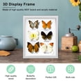 thumbnail image 2 of YOPTOP 8x10 inch Shadow Box Frame with Linen Back - Sturdy Rustic Memory Display Case of Flower Pictures Medals and More Tempered Glass,white,8" x 10", 2 of 8