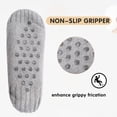 thumbnail image 4 of Unisex Fluffy Fuzzy Warm Slipper Socks for Men Women, Thick Fleece Lined Non-Slip Socks Indoor Floor, 4 of 6