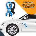 thumbnail image 7 of Magnet Me Up Colon Cancer Survivor Blue Ribbon Magnet Decal, 3.5x7 In, Vinyl Automotive Magnet, 7 of 7