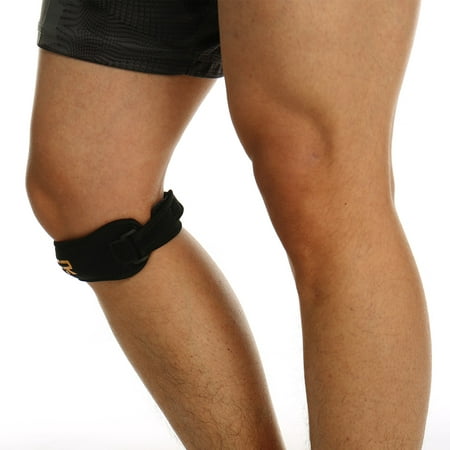 FITTOO Patella Knee Strap for Knee Pain Relief - Knee Brace for Running, Hiking, Soccer, Basketball, Volleyball & Squats (1