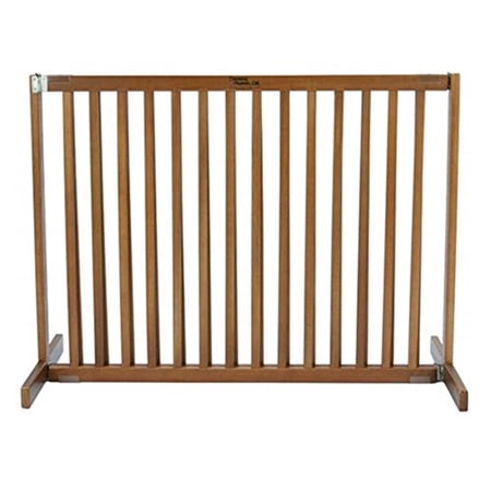 30" Kensington - Large Free Standing Wood Pet Gate - Artisan Bronze