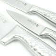 thumbnail image 3 of Sabatier 3 PC Textured Stainless Steel Hollow Handle Chef Set, 3 of 9