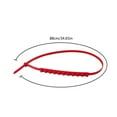 thumbnail image 4 of Uutvmp 5 Pcs Tire Zip Ties for Snow, Reusable Anti Snow Chains of Car, Emergency Snow Plastic Non-Slip Cable Tie, Portable Snow Tire Chain for Pickup Trucks & SUV, 4 of 9