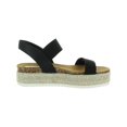 thumbnail image 2 of Steve Madden Womens Jaklin Slip-On Platform Espadrilles Black 11 Medium (B,M), 2 of 3