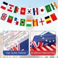 thumbnail image 2 of Banderines de banderas del mundo Feliz 50 banderas nacionales Sencillez, 2 of 5